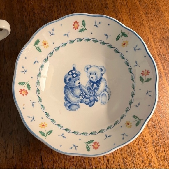 Vintage, Teddy and Honey by NIKKO. Baby China. Bowl and cup - Picture 9 of 10